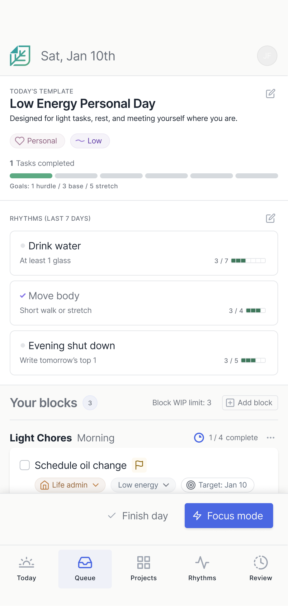 Data points on top of landscape