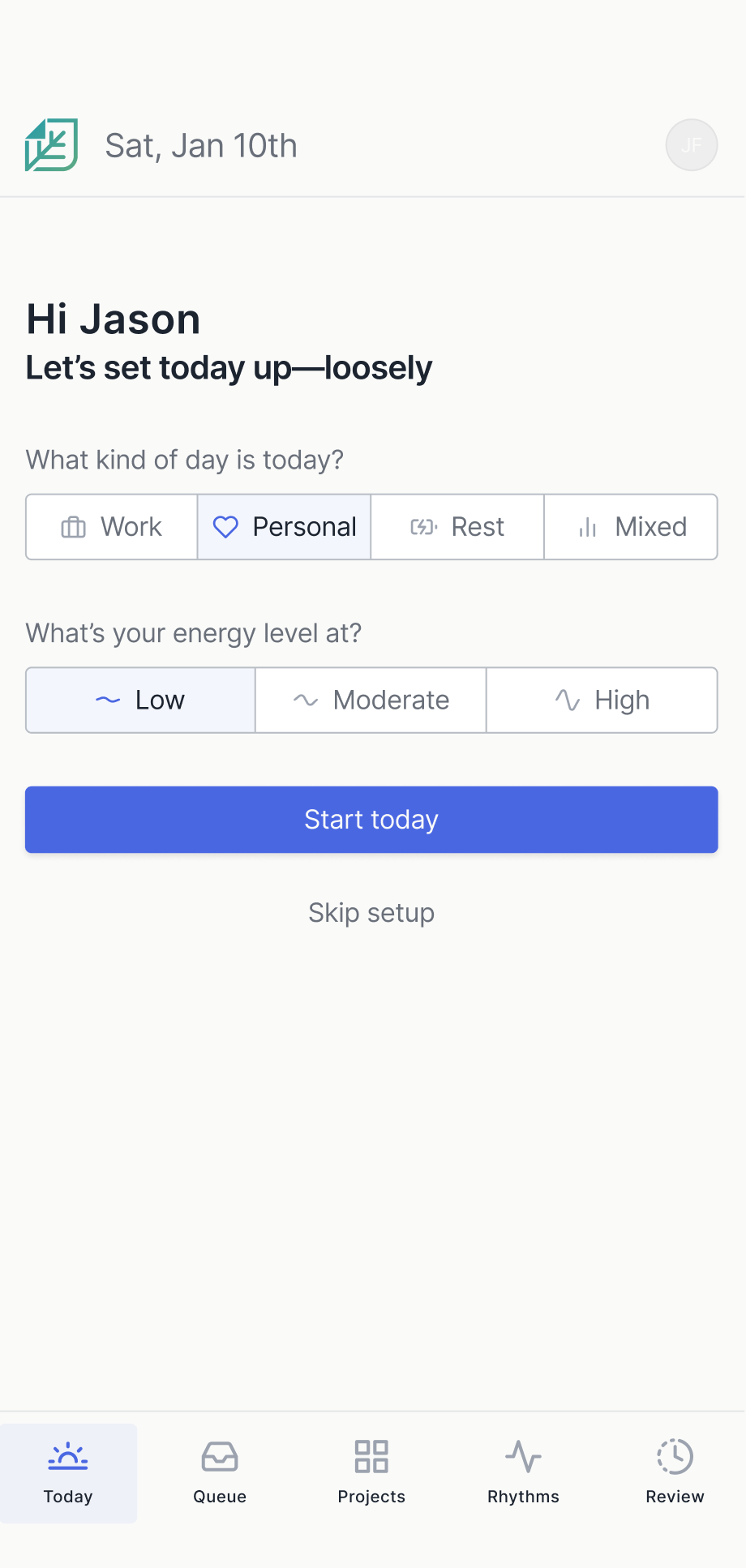 Data points on top of landscape